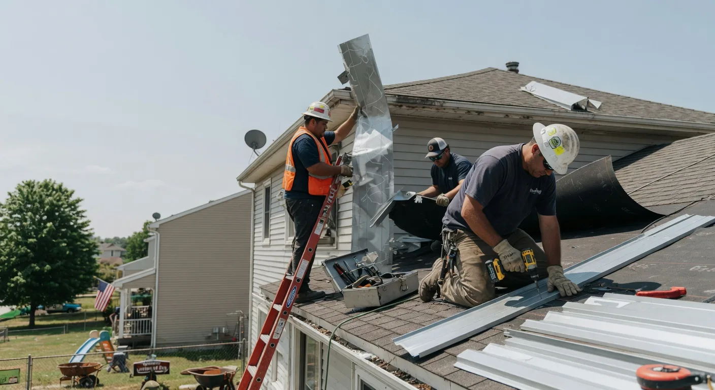 Storm Damage Metal Roof Repair in Point Of Rocks, MD